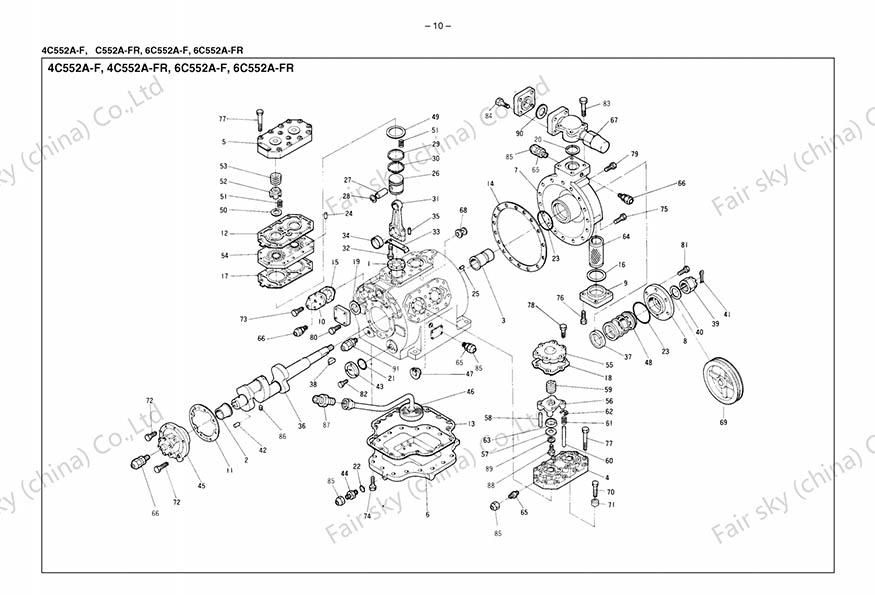 Dakin compressor Quality OEM parts1